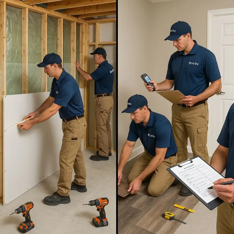 Repairs and Reconstruction process in Gilmer, TX